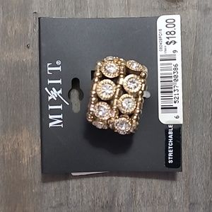 Rhinestone Stretchy Ring